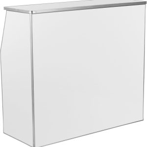 Bar, Portable Folding 4' White